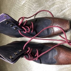 MENS GUCINARI BOOT BROGUE WINGTIP ANKLE BOOT 43